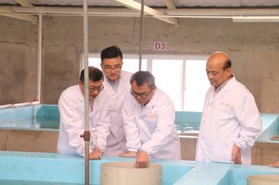 正大集團水產事業首席運營官Dr. Sujint一行蒞臨正大集團農牧食品企業(中國)中南區指導小龍蝦產業發展